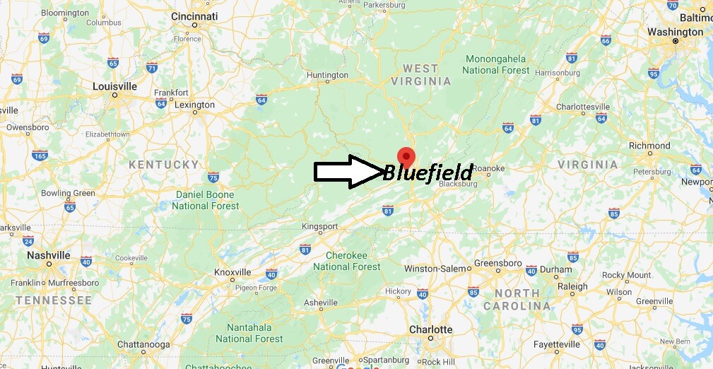 Where is Bluefield, West Virginia? What county is Bluefield West Virginia in