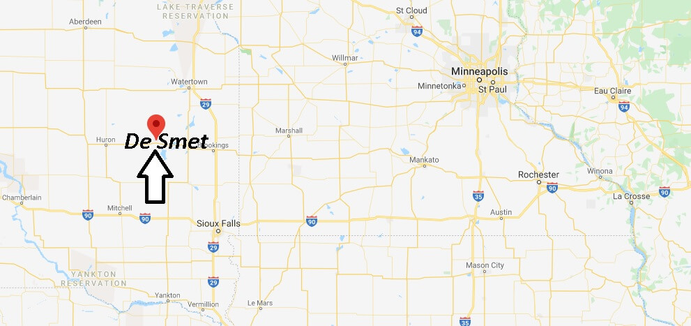 Where is De Smet, South Dakota? What county is De Smet South Dakota in