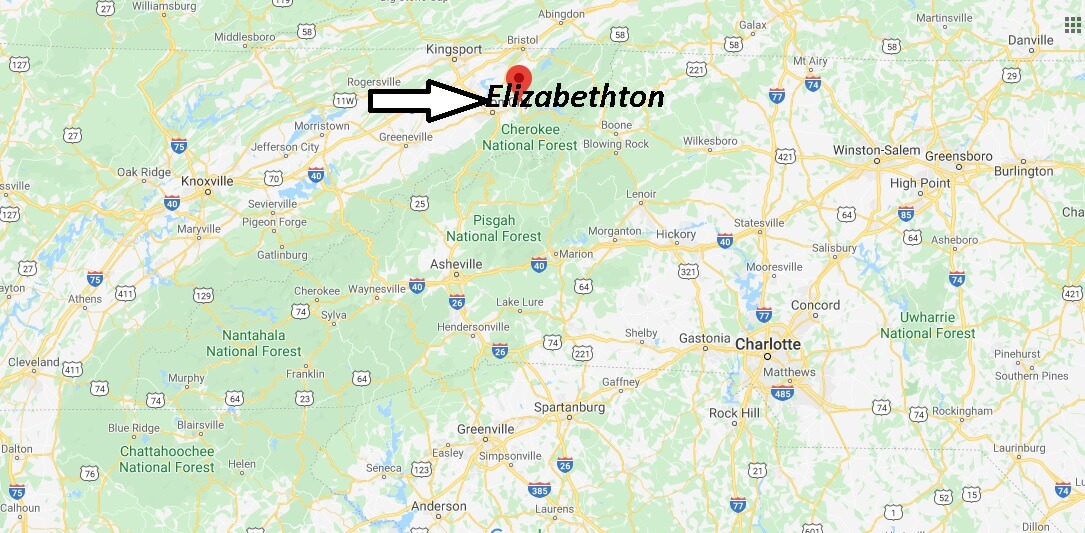 Where is Elizabethton, Tennessee? What county is Elizabethton Tennessee in