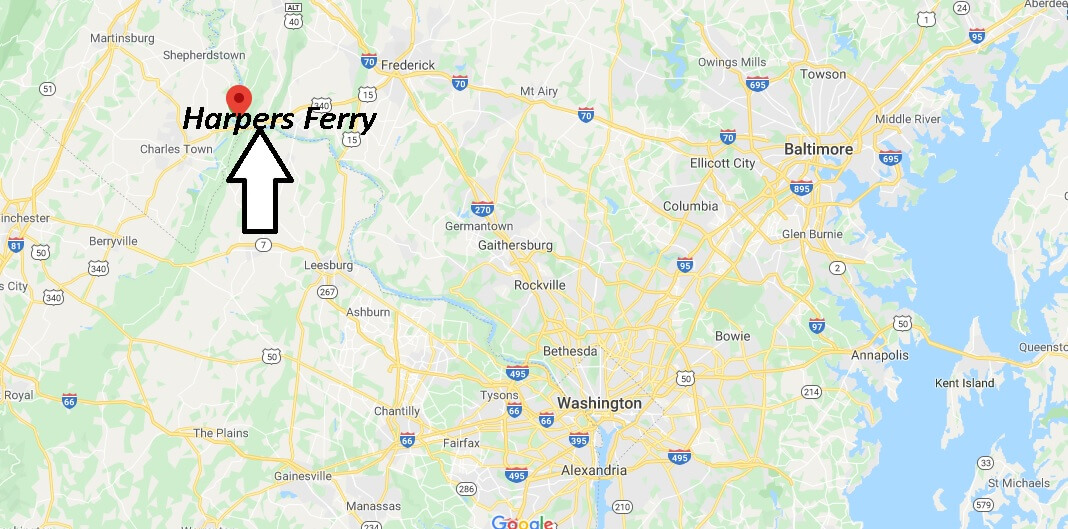 Where is Harpers Ferry, West Virginia? What county is Harpers Ferry West Virginia in