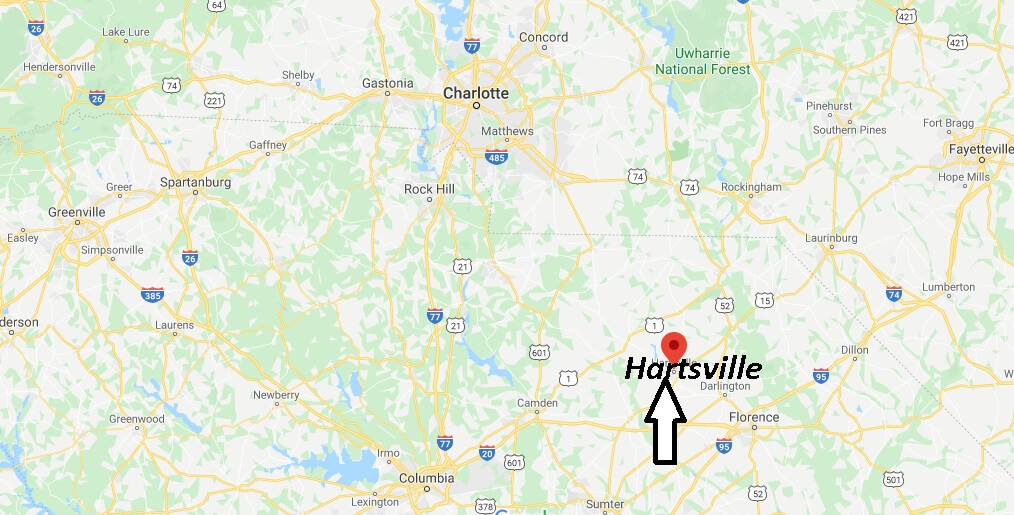 Where is Hartsville, South Carolina? What county is Hartsville South Carolina in