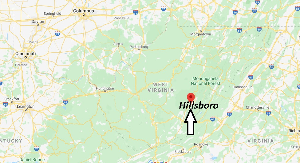 Where is Hillsboro, West Virginia? What county is Hillsboro West Virginia in