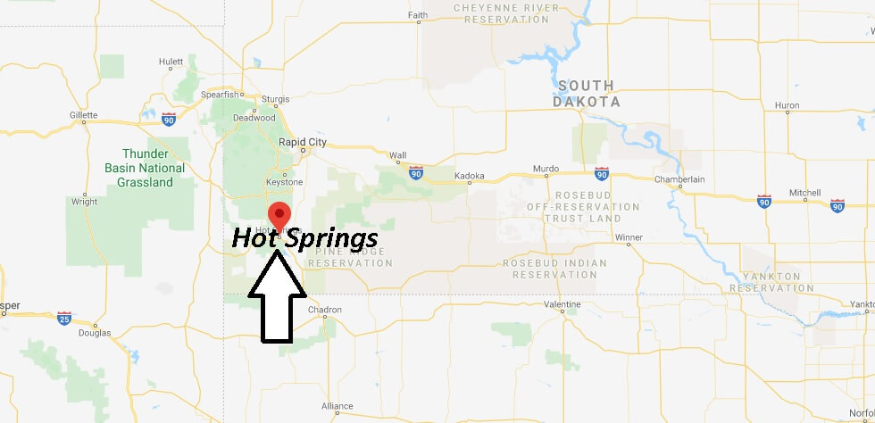 Where is Hot Springs, South Dakota? What county is Hot Springs South Dakota in
