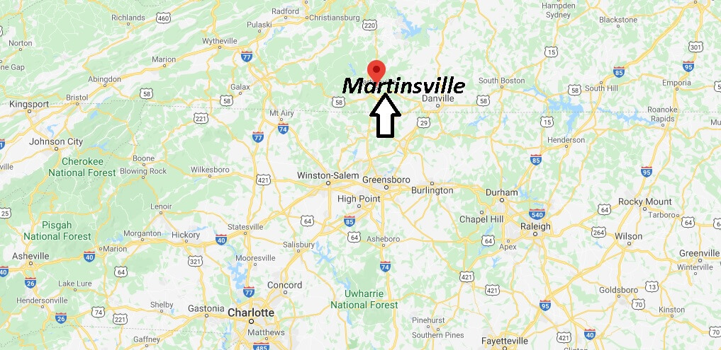 Where is Martinsville, Virginia? What county is Martinsville Virginia in