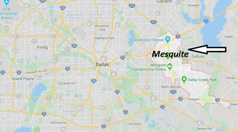 Where is Mesquite, Texas? What county is Mesquite Texas in