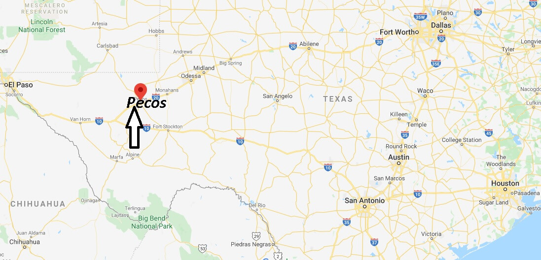 Where is Pecos, Texas? What county is Pecos Texas in