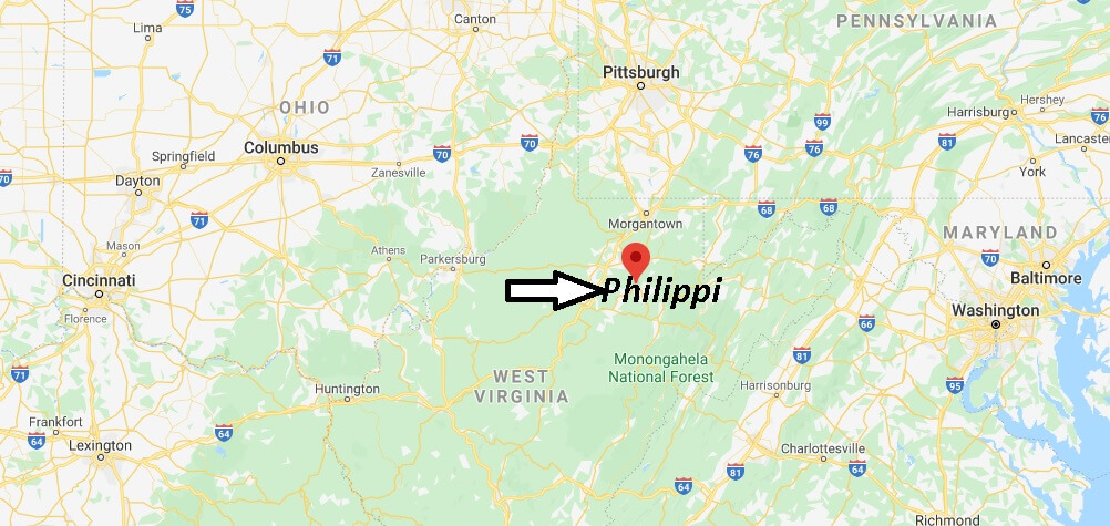 Where is Philippi, West Virginia? What county is Philippi West Virginia in