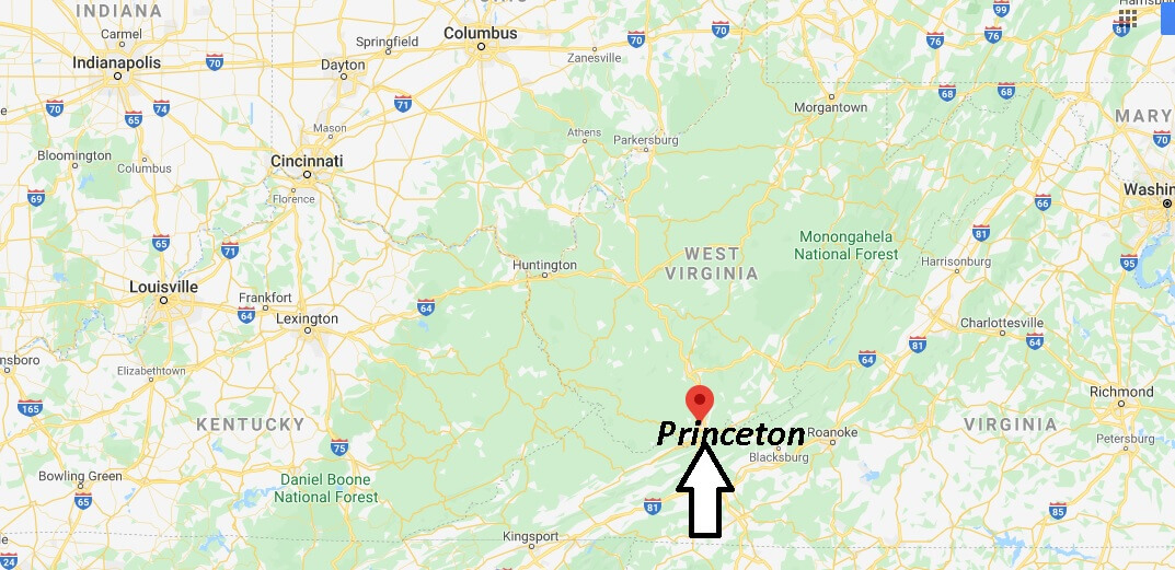 Where is Princeton, West Virginia? What county is Princeton West Virginia in