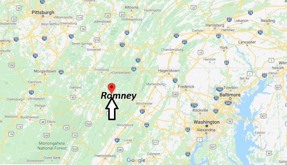 Where is Romney, West Virginia? What county is Romney West Virginia in