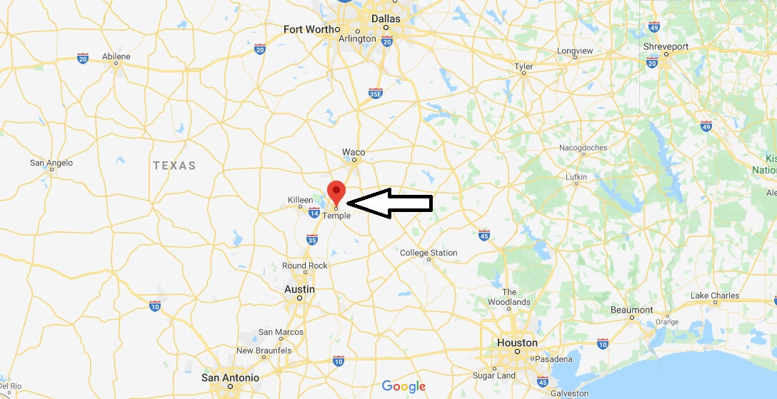 Where is Temple, Texas? What county is Temple Texas in