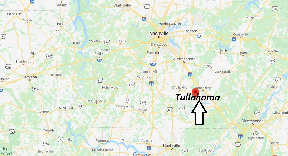 Where is Tullahoma, Tennessee? What county is Tullahoma Tennessee in