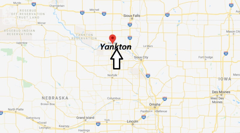 Where is Yankton, South Dakota? What county is Yankton South Dakota in