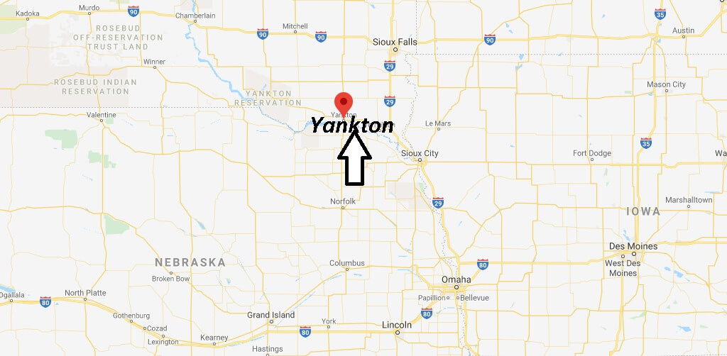 Where is Yankton, South Dakota? What county is Yankton South Dakota in