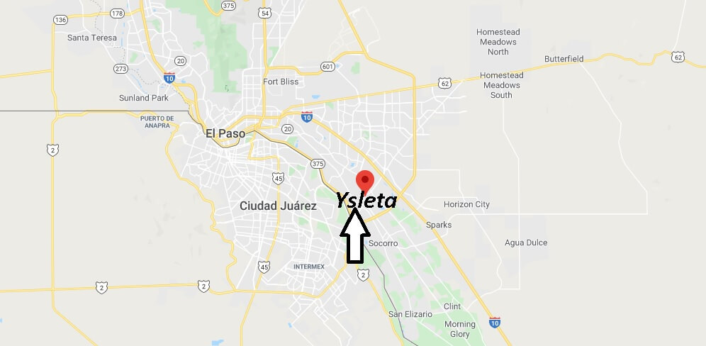 Where is Ysleta, Texas? What county is Ysleta Texas in