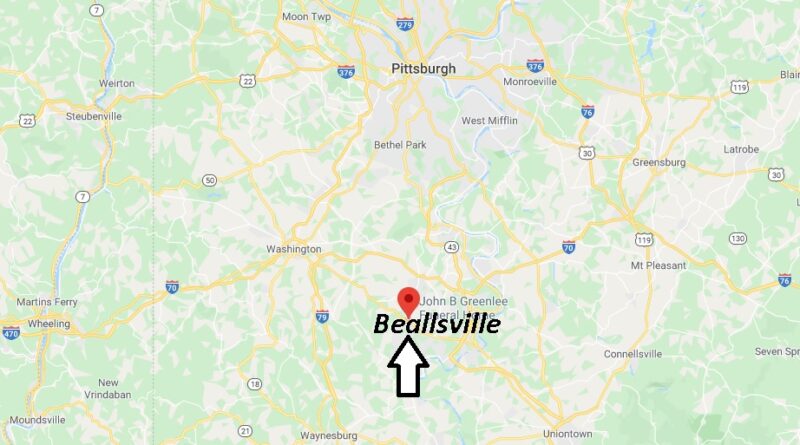 Where is Beallsville Pennsylvania? Where is zip code 15313