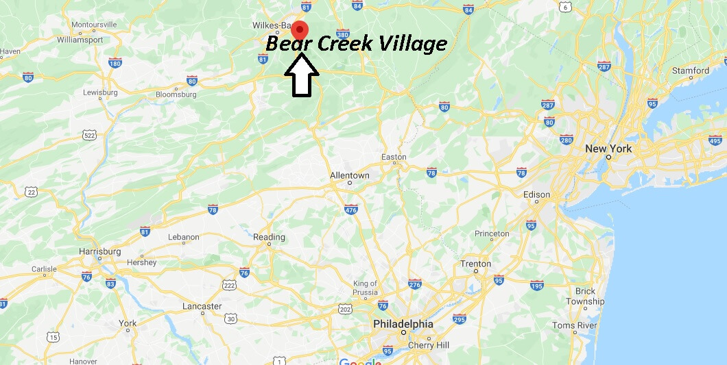 Where is Bear Creek Village Pennsylvania