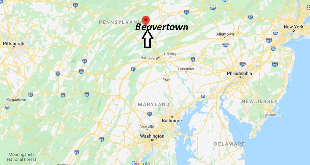 Where is Beavertown Pennsylvania? Where is zip code 17813