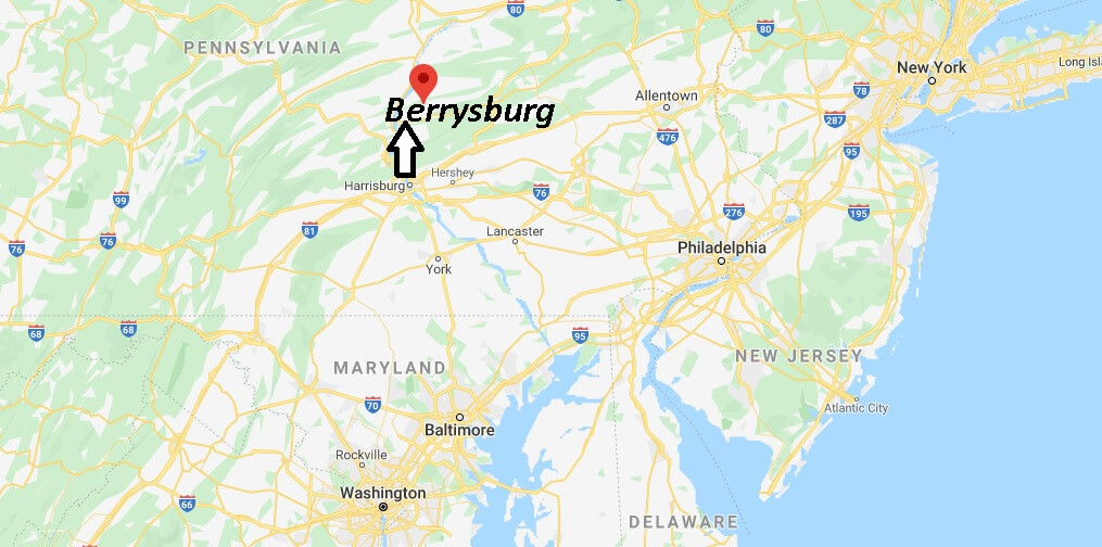 Where is Berrysburg Pennsylvania? Where is zip code 17023