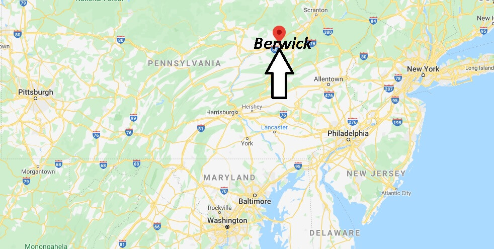 Where is Berwick Pennsylvania? Where is zip code 18603