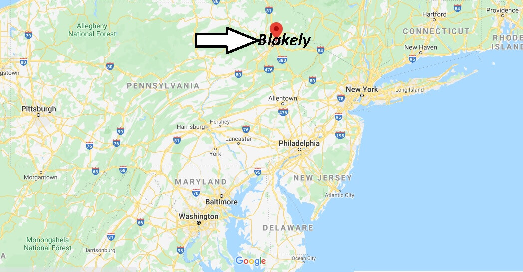Where is Blakely Pennsylvania? What County in Blakely?