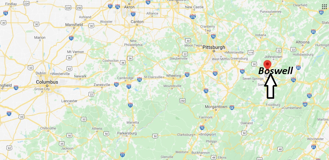 Where is Boswell Pennsylvania? Where is zip code 15531