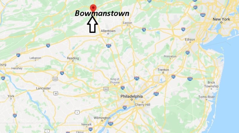Where is Bowmanstown Pennsylvania? Where is zip code 18030