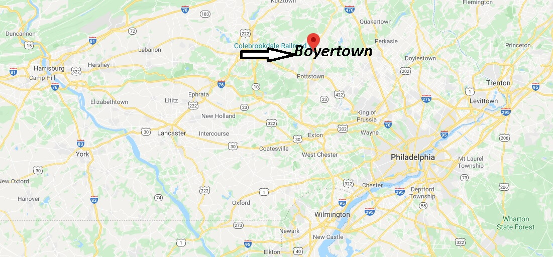 Where is Boyertown Pennsylvania? Where is zip code 19512