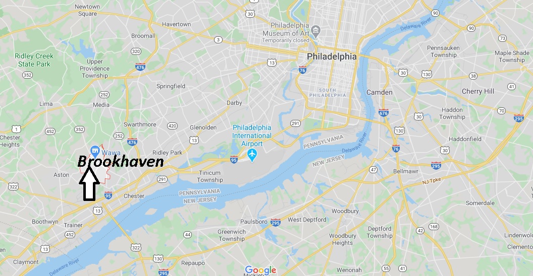 Where is Brookhaven Pennsylvania? Where is zip code 19015