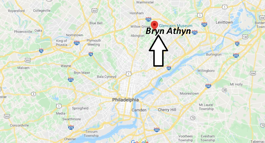 Where is Bryn Athyn Pennsylvania? Where is zip code 19009