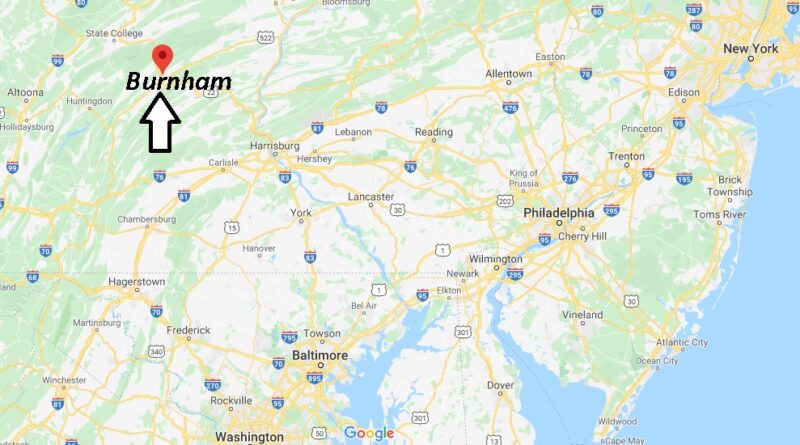 Where is Burnham Pennsylvania? Where is zip code 17009