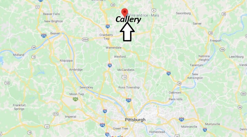 Where is Callery Pennsylvania? Where is zip code 16024
