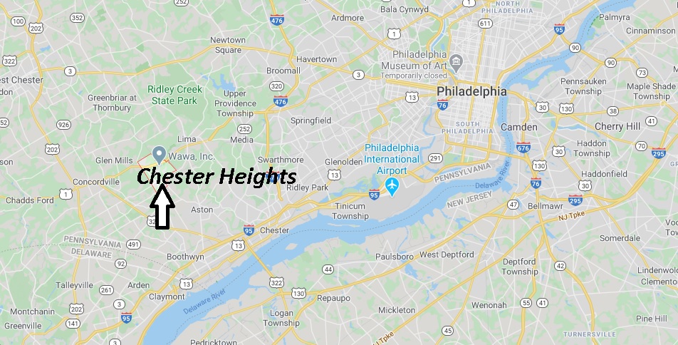 Where is Chester Heights Pennsylvania? Zip code 19017