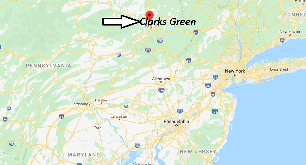 Where is Clarks Green Pennsylvania? Zip code 18411