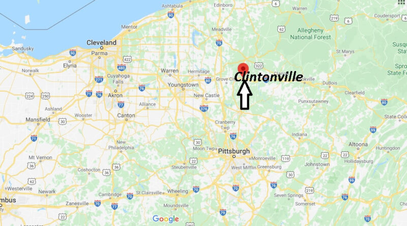Where is Clintonville Pennsylvania? Zip code 16372
