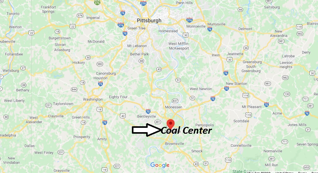 Where is Coal Center Pennsylvania? Zip code 15423