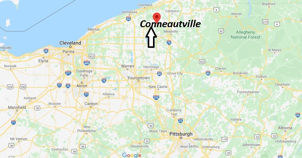 Where is Conneautville Pennsylvania? Zip code 16406