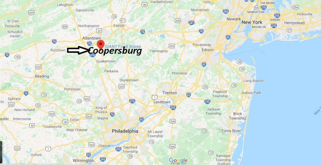 Where is Coopersburg Pennsylvania? Zip code 18036