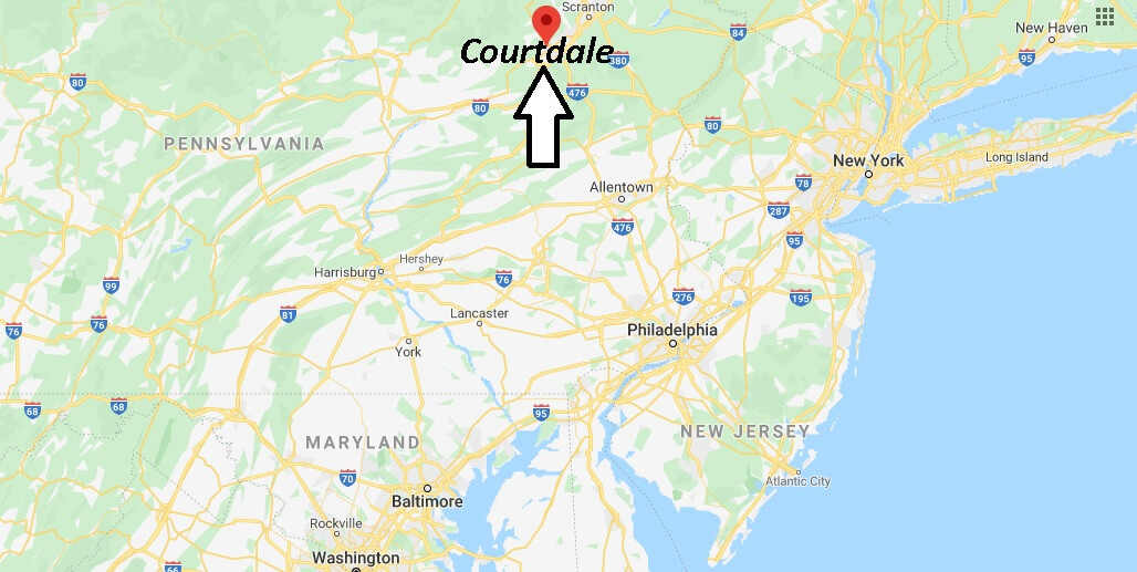 Where is Courtdale Pennsylvania? Zip code 18704