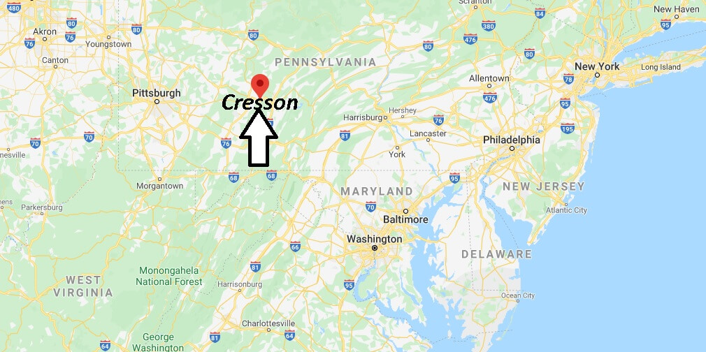 Where is Cresson Pennsylvania? Zip code 16630