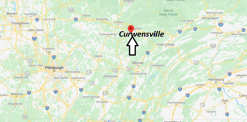 Where is Curwensville Pennsylvania? Zip code 16833