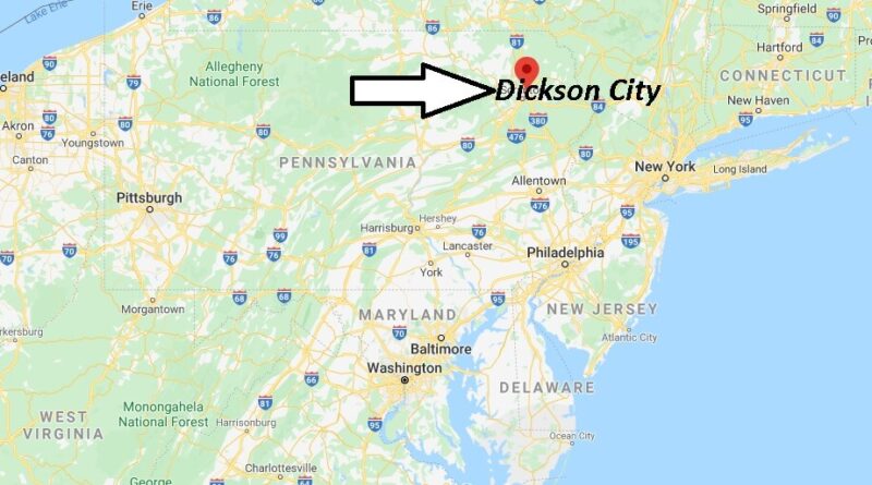 Where is Dickson City Pennsylvania? Zip code 18508