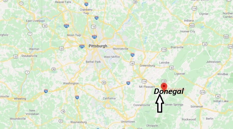 Where is Donegal Pennsylvania? Zip code 15628