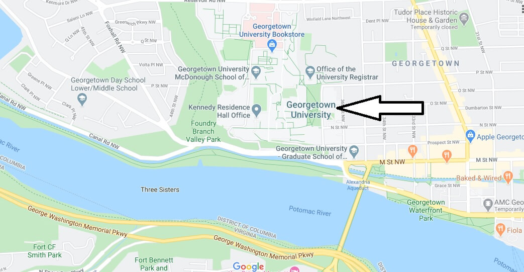 Where is Georgetown University Located? What City is Georgetown University in