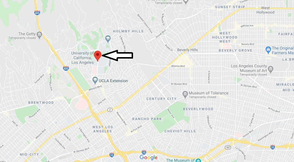 Where is University of California Los Angeles Located? What City is University of California in Los Angeles