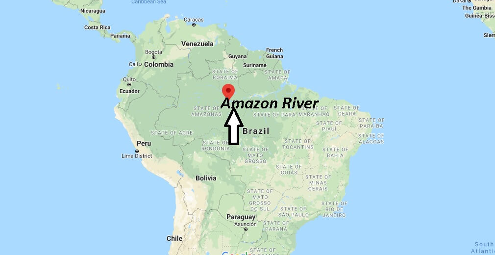 Where is Amazon River located? What country is the Amazon river located in