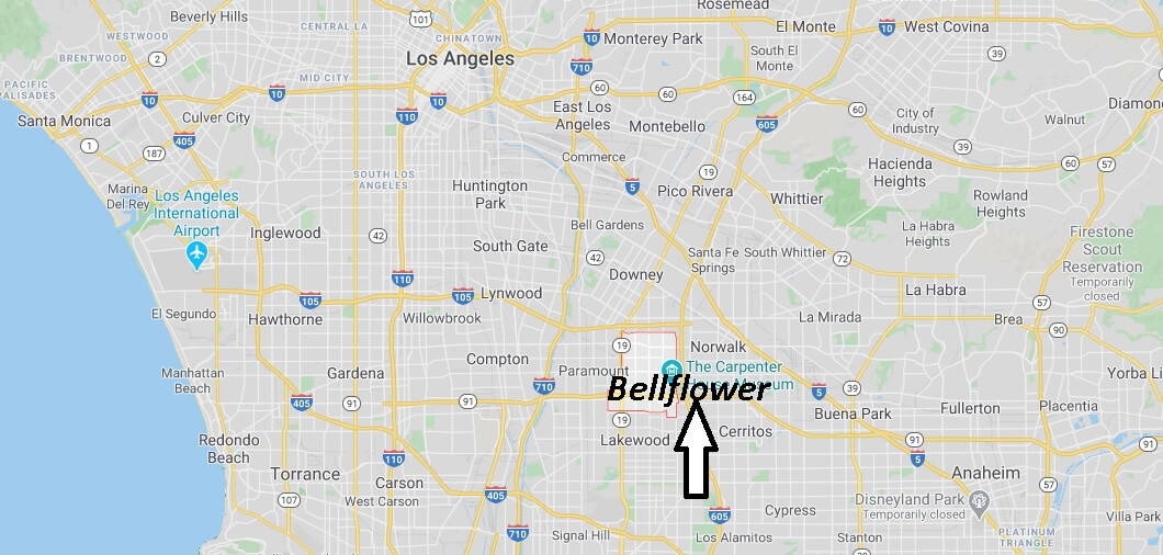 Where is Bellflower California? What County is Bellflower in