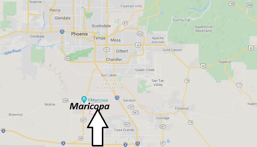 Where is Maricopa Arizona? What County is Maricopa in! ZIP code 85338