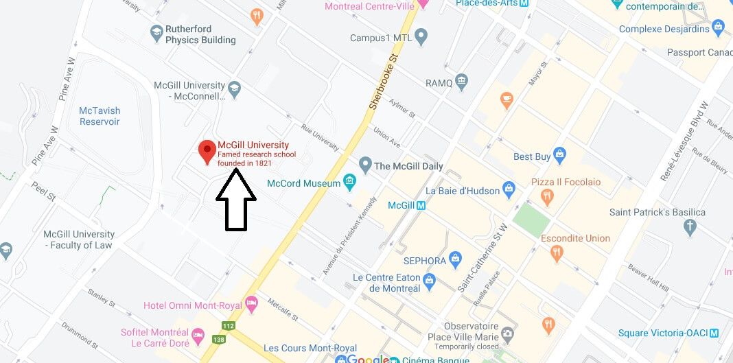 Where is McGill University Located? What City is McGill University in