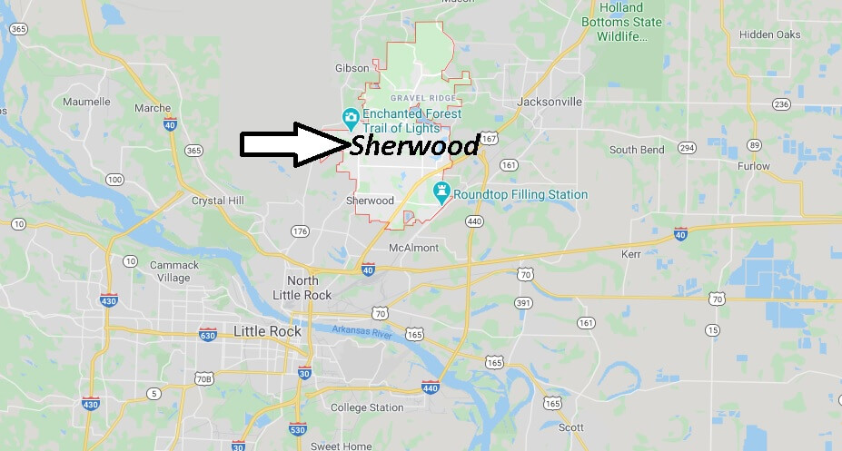 Where is Sherwood Arkansas? What County is Sherwood in