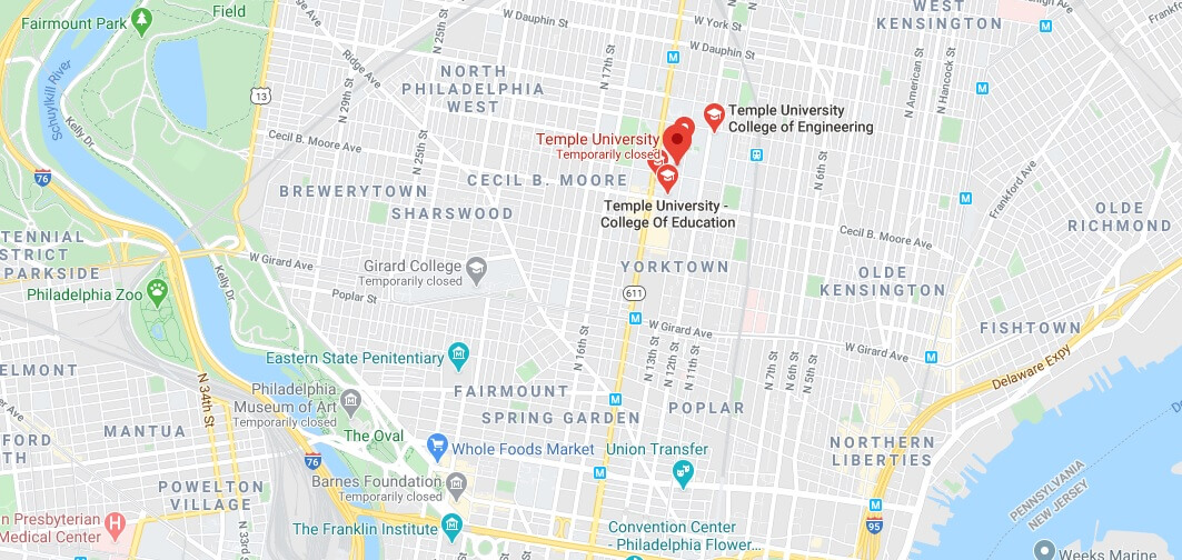 Where is Temple University Located? What City is Temple University in